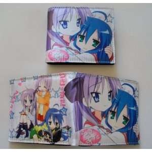  Japan Anime Lucky Star Characters Multi Compartment Wallet 