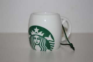 Brand New! 2011 Starbucks Christmas Ornament Cup Mug Holiday New Logo 