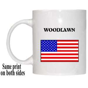  US Flag   Woodlawn, Maryland (MD) Mug 