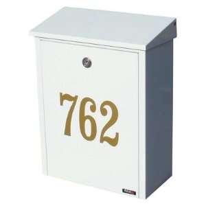  Qualarc ALX 200 WH Allux Wall Mount Mailbox in White: Home 