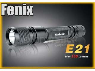 Fenix E21 Cree XP E LED 150 LM 2 Mode Flashlight Torch  
