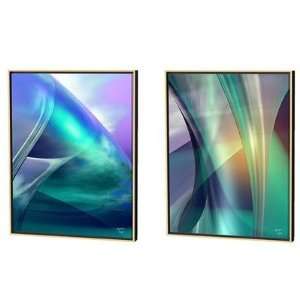  Menaul Fine Art AB1 005 / AB1 006 Aqua Crossover and Guise 