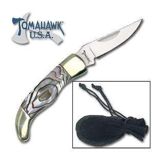    Tomahawk Folding Knife Mini Abalone Mini