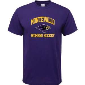   Falcons Purple Womens Hockey Arch T Shirt