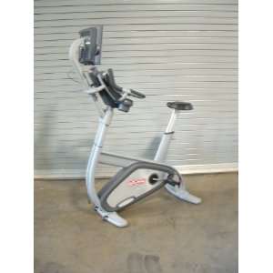  Star Trac Pro Upright Bike with TV (Used): Sports 