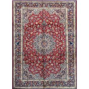   Floral Design Handmade Hand Knotted Persian Area Rug G105: Home