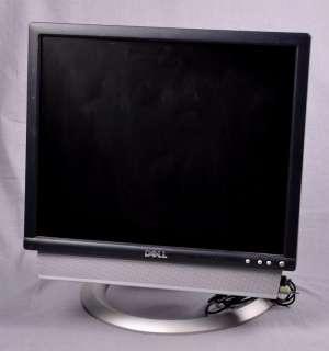 Dell 17 LCD Monitor 1704FPVt VGA DVI D w/ AS501 Speaker Bar  