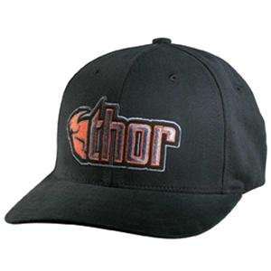  Thor Motocross Flexed Hat   2007   Large/X Large/Black 