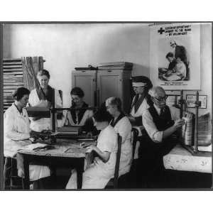   Red Cross,transcribing books to braille,c1910s: Home & Kitchen