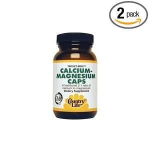  Country Life Target Mins Calcium Magnesium with Vitamin D 