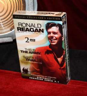 Signed RONALD REAGAN and JANE WYMAN Autographs, Frame, UACC, COA, DVD 