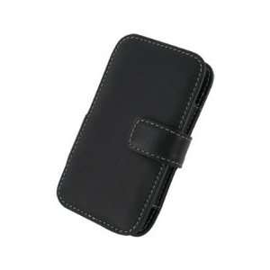   Black Leather Case for HTC Droid Incredible Cell Phones & Accessories