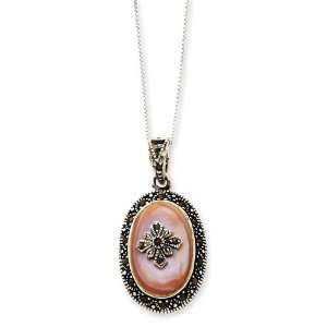   Shell Pendant with 18 box Chain   18 Inch: West Coast Jewelry: Jewelry