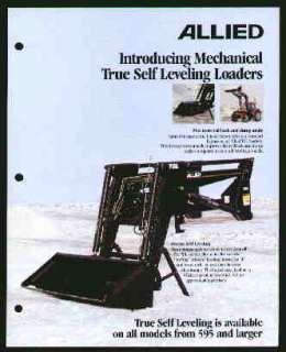 Allied 595 695 895 995 Self Leveling Loader Brochure  