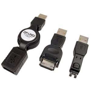  Keyspan ZIP LINQ retractable USB Cell Phone Charge Cable 