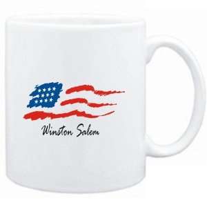  Mug White  Winston Salem   US Flag  Usa Cities: Sports 