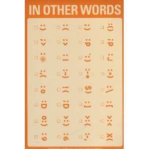  In Other Words   Emoticon Multiple Choice Cordless Notepad 