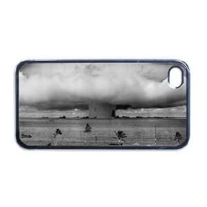 Atomic bomb blast Apple RUBBER iPhone 4 or 4s Case / Cover Verizon or 