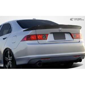   2004 2008 Acura TSX Carbon Creations Type M Wing Spoiler Automotive