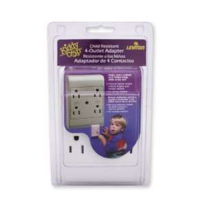  Kiddy Cop Child Resistant 4 Outlet Safety Cover Wall 