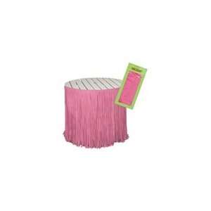  Pink Fringed Table Skirt: Health & Personal Care
