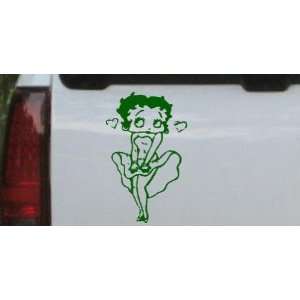 Betty Boop Skirt Cartoons Car Window Wall Laptop Decal Sticker    Dark 