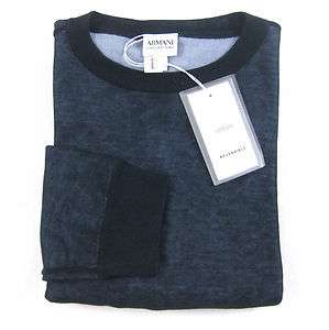   COLLEZIONI Blue Reversible Cotton Sweater Shirt 2XL XXL NWT $295