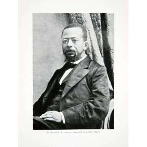  1906 Print Liberia Africa President Hilary R. W. Johnson 