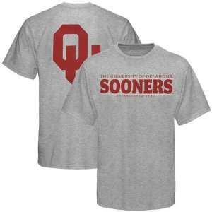   by Nike Oklahoma Sooners Ash Established T shirt