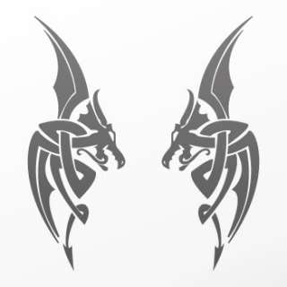 Tribal tattoo design Decal Sticker Dragon Art WRS28  