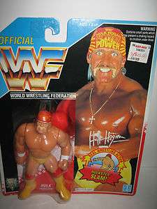 WWE Hulk Hogan wrestling figure HASBRO MOC lot of1 Hulkster Slam 