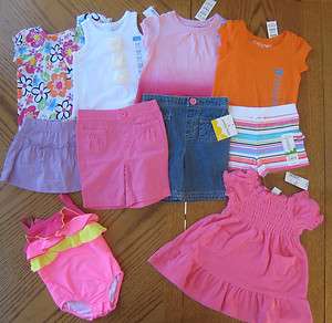 NEW 6 9 month baby Girl Summer clothes LOT $107 Children Place Kohl 