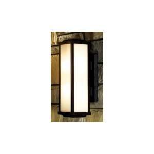   Light Outdoor Post Lamp in Verde Bronze with Opal Acrylic Panels glass
