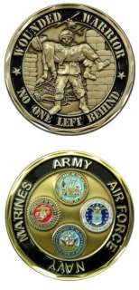 UNITED STATES NAVY WOUNDED WARRIOR CHALLENGE COIN NEW  