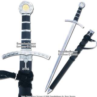 Medieval Crusader Templar Knight Sword Dagger W/ Sheath  