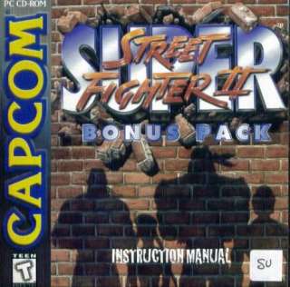 Super Street Fighter II 2 Bonus Pack PC CD arcade game!  