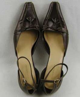 WORTHINGTON Brown Shoes Heels Ankle Pointed 8.5 9  