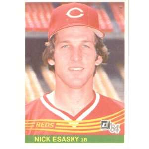  1984 Donruss # 602 Nick Esasky Cincinnati Reds Baseball 
