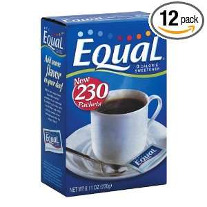 Equal Sweetener Packets 230 Count Grocery & Gourmet Food