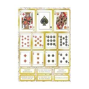   Large Playing Cards White/Gold Large Playing Cards White/Gold: Home