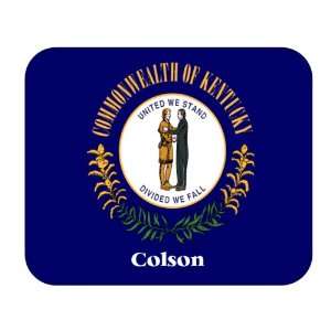  US State Flag   Colson, Kentucky (KY) Mouse Pad 