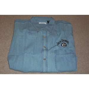 Jack Daniels Blue Long Sleeve Shirt XXL