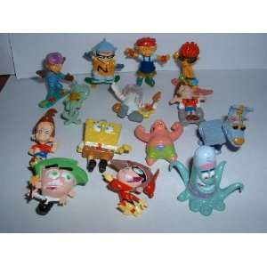  Nickelodeon Figure Figurine Set of 14 with Fairly Odd 