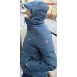  Wild Roses   M Puff Reversible Down Jacket Midnight Blue 