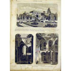   Rome Farnese Palace Garden Caligula French Print 1865: Home & Kitchen