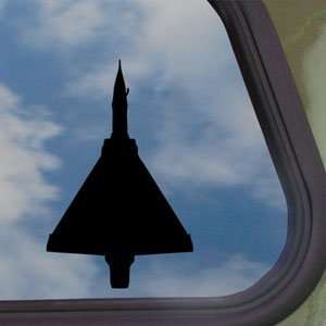Mirage 2000 Fighter Dassault Black Decal Window Sticker