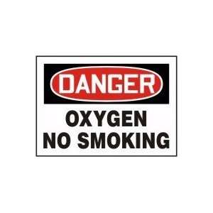   DANGER OXYGEN NO SMOKING 7 x 10 Dura Plastic Sign: Home Improvement