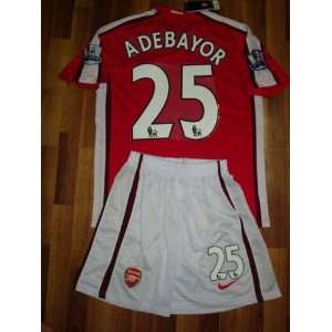 08 09 ARSENAL HOME JERSEY ADOR + FREE SHORT (SIZE XL)  