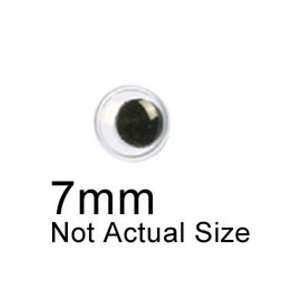 Wiggly Eyes Package of 72; Round, 7 Millimeters in Diameter