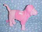 plush dog striped  toy  toys  